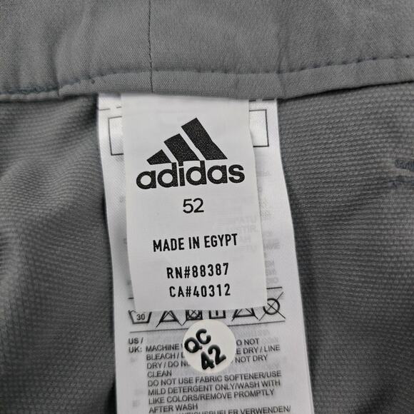NWT Adidas golf shorts big and tall mens size 52 gray chino 5464 - Picture 9 of 12